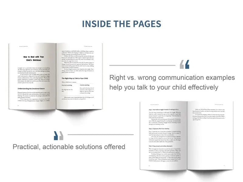 Communication examples from inside The Parent You Aspire to Be