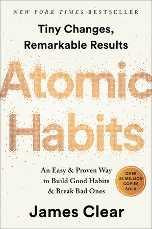 Atomic Habits by James Clear hardcover cover