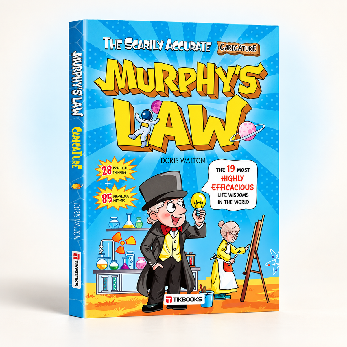 Murphy's Law for Kids paperback book on a clean studio background