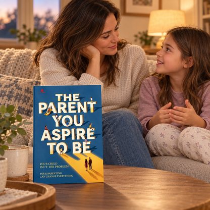 Parent and child reconnecting beside The Parent You Aspire to Be