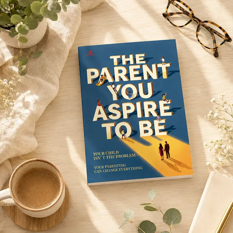 The Parent You Aspire to Be book on a calm reading table