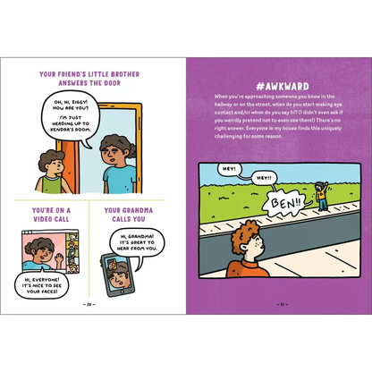 Illustrated conversation examples from What Can I Say